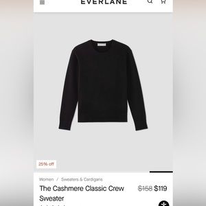 Everlane Classic Cashmere Crew